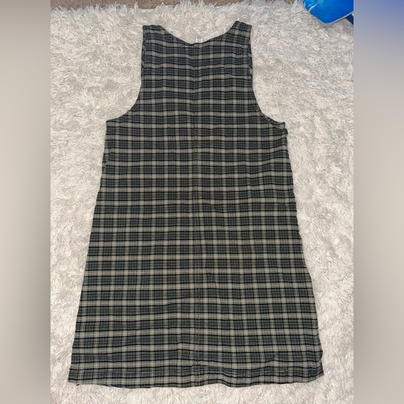 American Eagle Green and Blue Plaid dress - Picture 3 of 4